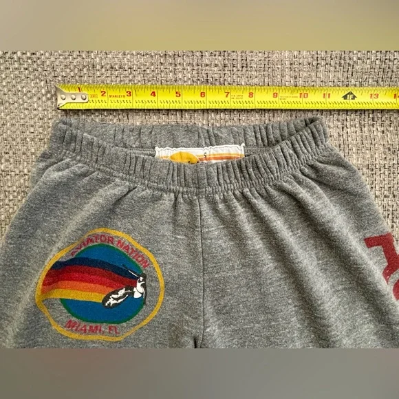 Aviator Nation 🌈 Grey Venice Logo Sweatshirt & Miami Logo Sweatpants Size Small - Picture 9 of 13